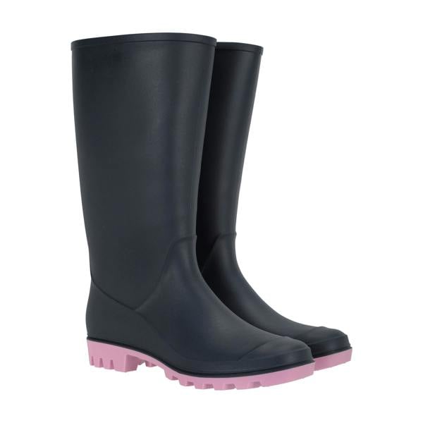Mountain Warehouse Womens/Ladies Splash Wellington Boots - Dark Blue - 