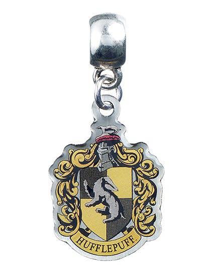 Harry Potter Hufflepuff Crest Slider Charm  Silver