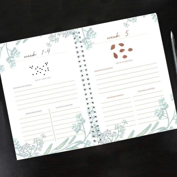 Personalised Pregnancy Journal - lifestyle shot