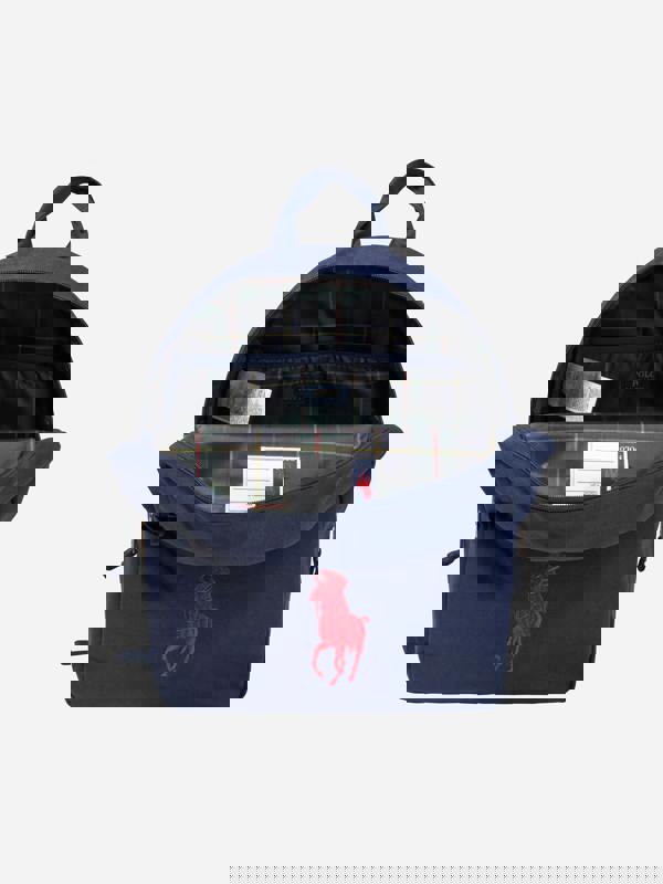 Ralph Lauren Kids Canvas School Backpack in Navy (42cm)