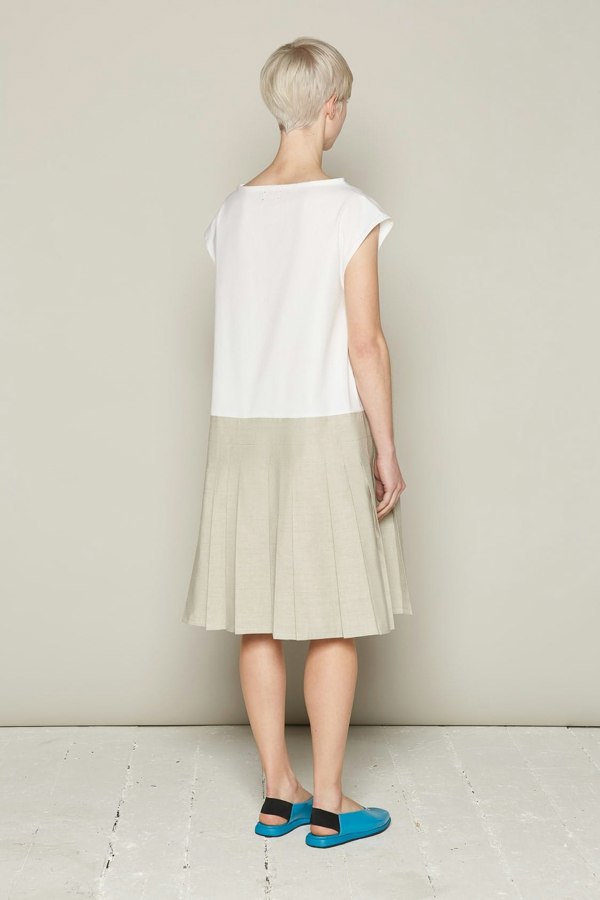 Bo Carter Brigit Dress - White & Beige