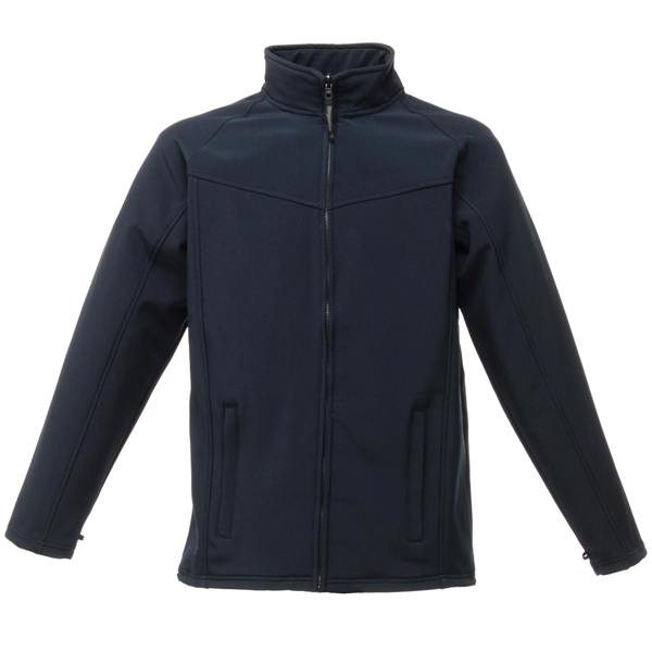 Regatta Mens Uproar Lightweight Wind Resistant Softshell Jacket - Navy/Navy - 
