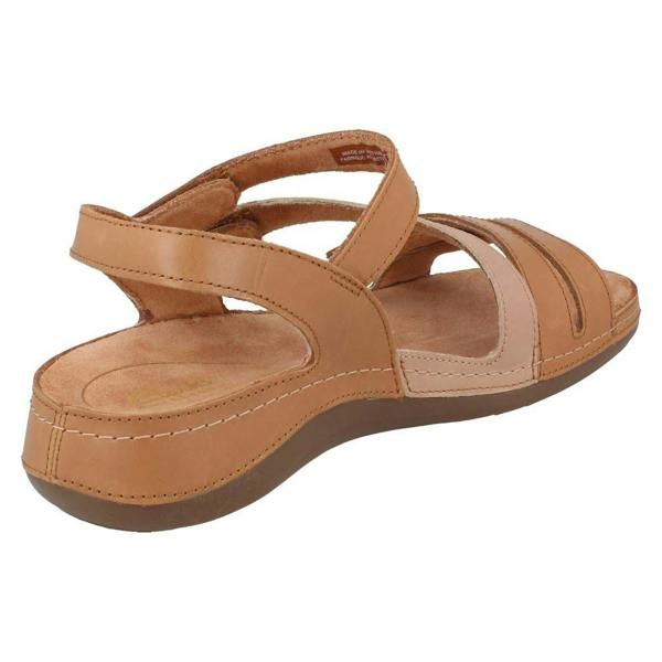 Clarks Ladies Clarks Hook and Loop Summer Sandals Cecily Mix
