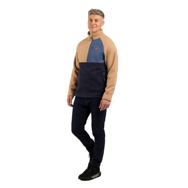 Trespass Mens North AT200 Fleece Top - Beige - 