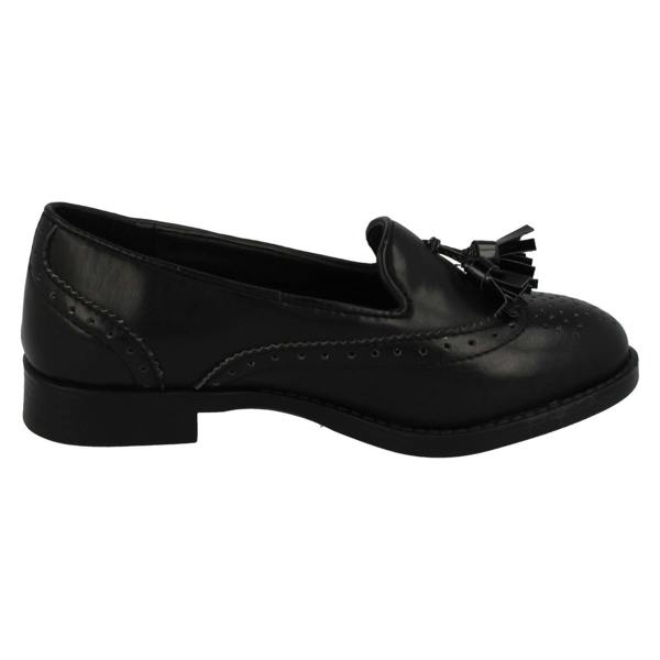 Spot On Girls Spot On Brogue Detail School Shoes