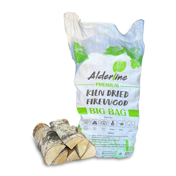 Royal Fire Alderline 20kg Bag of Kiln Dried Birch Firewood
