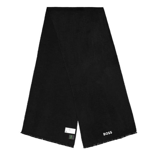 Boss Asport Logo Scarf - Black - 