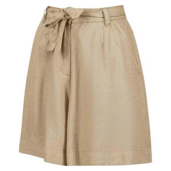 Regatta Womens Sabela Tie Belt Shorts - Beige