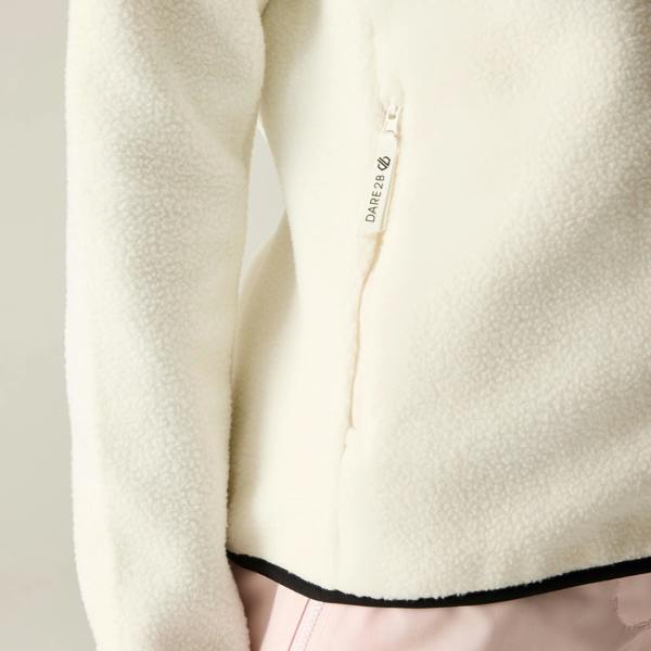 Dare 2B Womens/Ladies Excursion Fleece Jacket - Egret - 