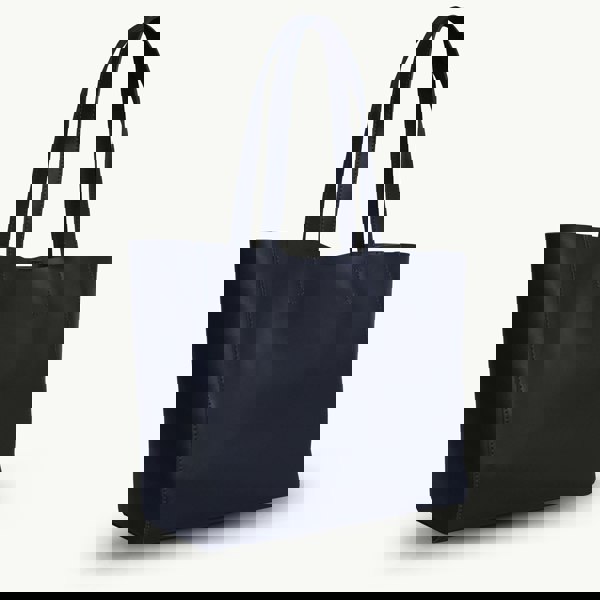 Assots London 'ABINGDON' Navy Real Leather Designer Tote Bag