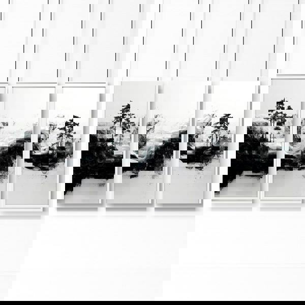 Modern Wall Art For Living Room | Set of 3 Asian Inspired Wall art Prints