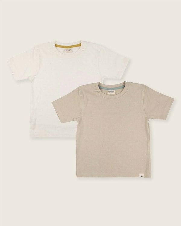 Organic cotton Multicolour Short Sleeve T-Shirts - 2 Pack - image 2