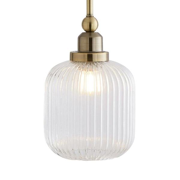Pagazzi Lighting Riva Antique Brass Single Pendant