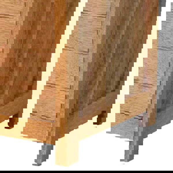 Artisan Furniture Solid Wood Oxford Oak-ish 2 Drawer Storage Bench