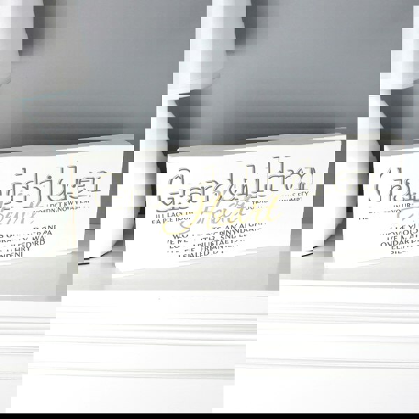 Personalised Memento Company Personalised Grandchildren Wooden Mantel Decoration