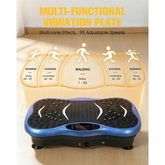 Havendro Power Vibration Plate Exercise Body Shaker Massager Vibrating Machine Platform