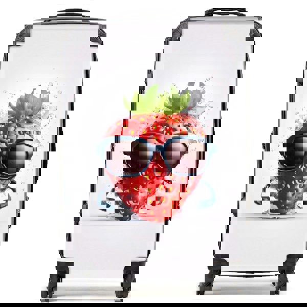 Warren Reed Strawberry In Glasses Suitcase