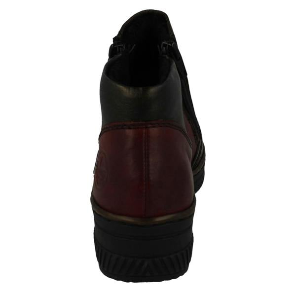 Rieker Ladies Rieker Fleece Lined Ankle Boots 48754