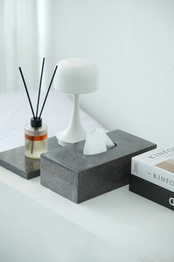 Marble tissue box cover all colours genuine stone bathroom