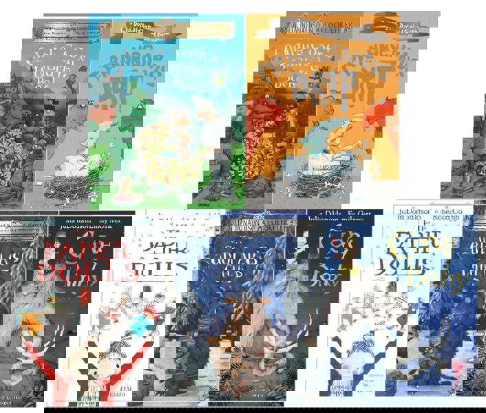 Julia Donaldson Collection 5 Books Set - The Gruffalo's Child, Charlie Cook's Favourite Book, Tyrannosaurus Drip, Cave Baby, The Paper Dolls