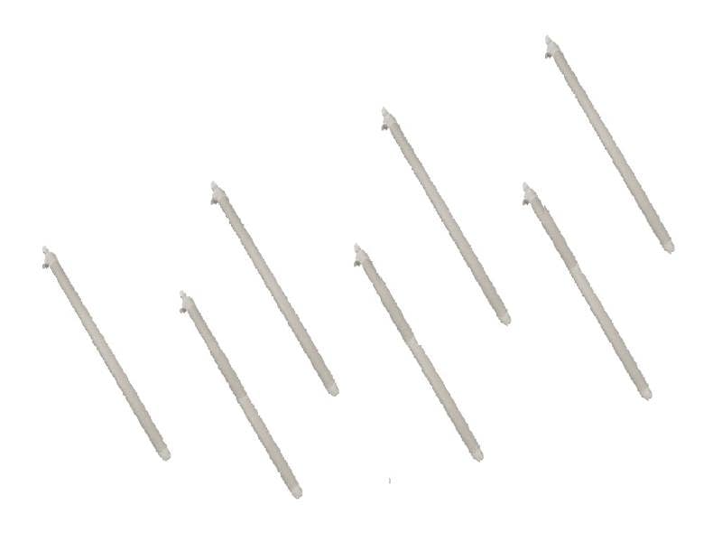 7 x Windbreak Tension Rods - Adjustable Straighten Stretch Bar