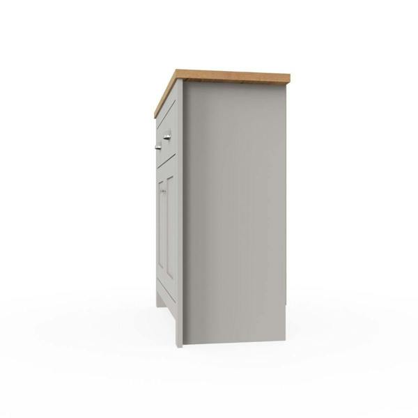 Timber Art Design Lisbon Compact 2 Door 2 Drawer Sideboard Storage Cabinet Cupboard