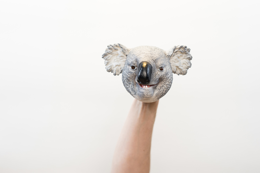 Wildthings Wild Thingz Grey Koala Hand Puppet