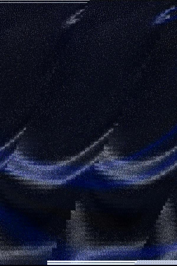 Satin Flutter Sleeve Mermaid Maxi - Navy DR3954