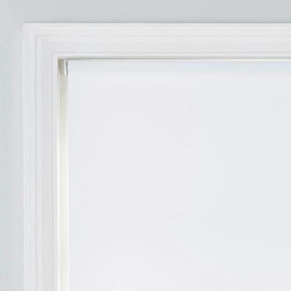 A.Unique Home Trimmable Square Eyelet Roller Blind - 4FT - WHITE - 120cm(W)x170cm(L)