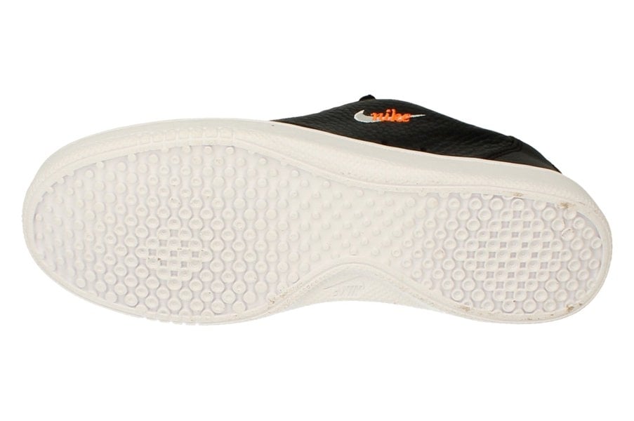 Nike Womens Court Vintage Prem Trainers Cw1067  002 - Black White Total Orange 002 - Photo 4