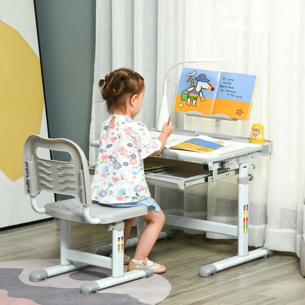 Children''s Study Table And Chair Set