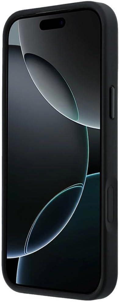 Mercedes Benz Crossed Lines Leather Case with MagSafe for iPhone 17 Pro Max 6.9" Black - MEHMP17X25PSECLK