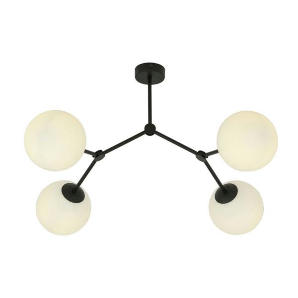 Emibig SPACE Ceiling lamp  4 x E14 Black with White Shade