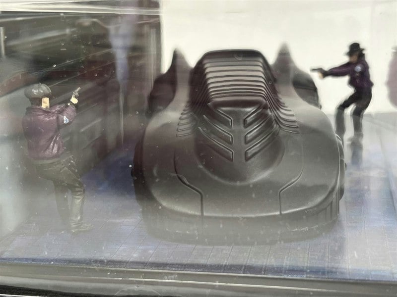 Eaglemoss 1989 Batman Batmobile Armour Mode With Figures 1:43 Scale Eaglemoss MagBAT1989armour