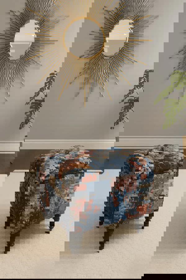 Damask Multicolour Storage Ottoman Bench - ISTOOLS