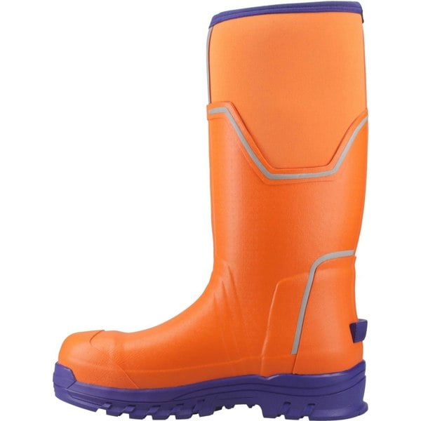 Muck Boots Grit S5 Rubber Men's Orange/Blue Wellington Boots