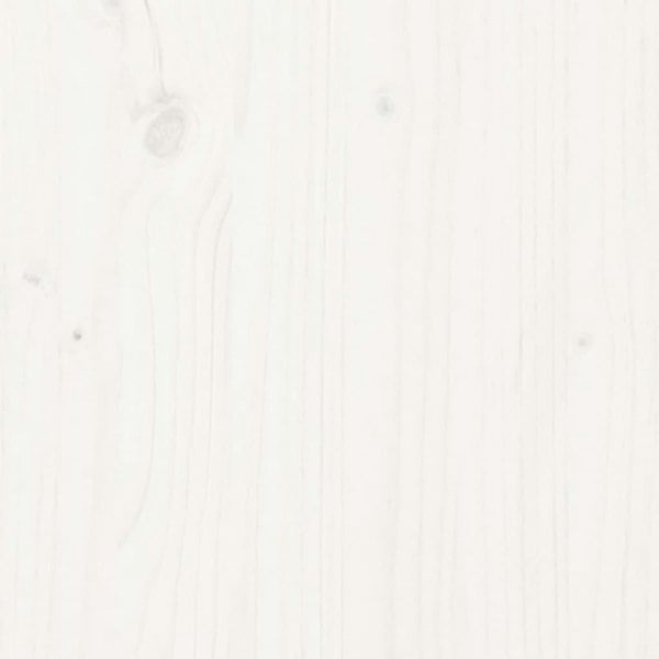 Berkfield Sideboard White 111x34x60 cm Solid Wood Pine