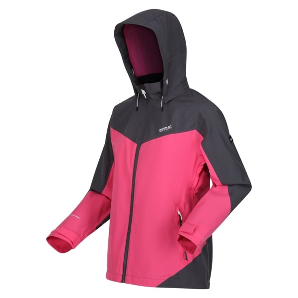 Regatta Women's Bosfield II Waterproof Jacket - Flamingo Pink / Seal Grey