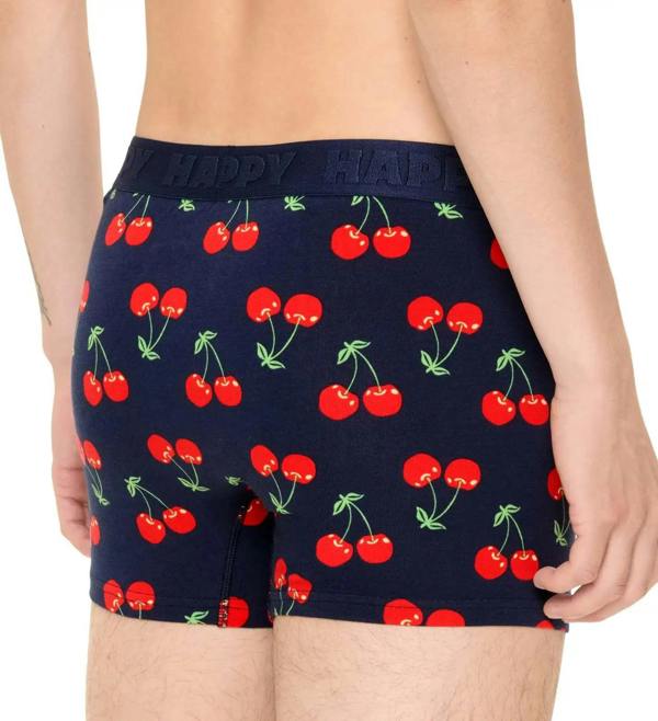 Happy Socks Cherries Boxer Trunk, Navy