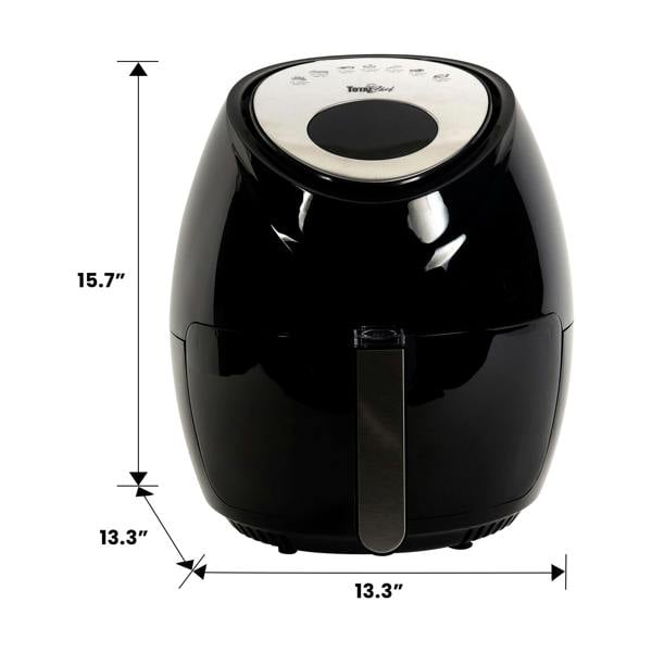 Total Chef 3.6L Air Fryer Digital Touchscreen with 7 Cooking Presets & Programmable Timer