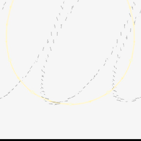 Ania Haie Chill Voyager 14ct Gold Plated Multi Disc Necklace N063-01G