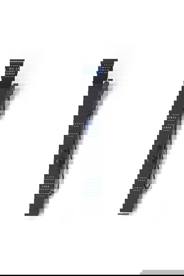 Living and Home Modern Wall Mount Shower Panel Tower System with LED Lights