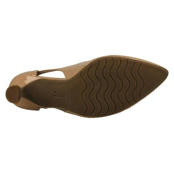 Clarks Ladies Clarks Cut Out Buckle Detailed Court Shoes Kataleyna Rae