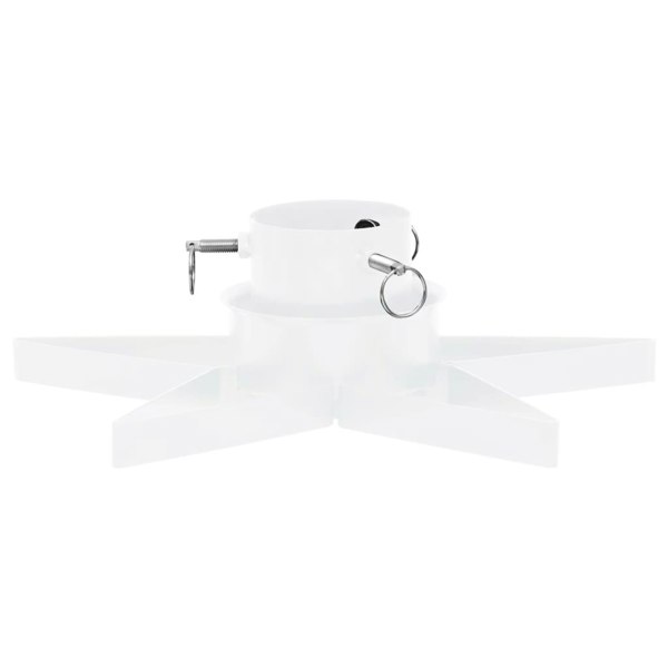 Berkfield Christmas Tree Stand White 47x47x13.5 cm