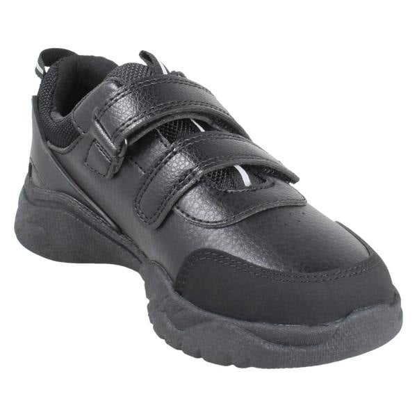 Clarks Boys Clarks Sporty Trainer Style School Shoes Feather Shine