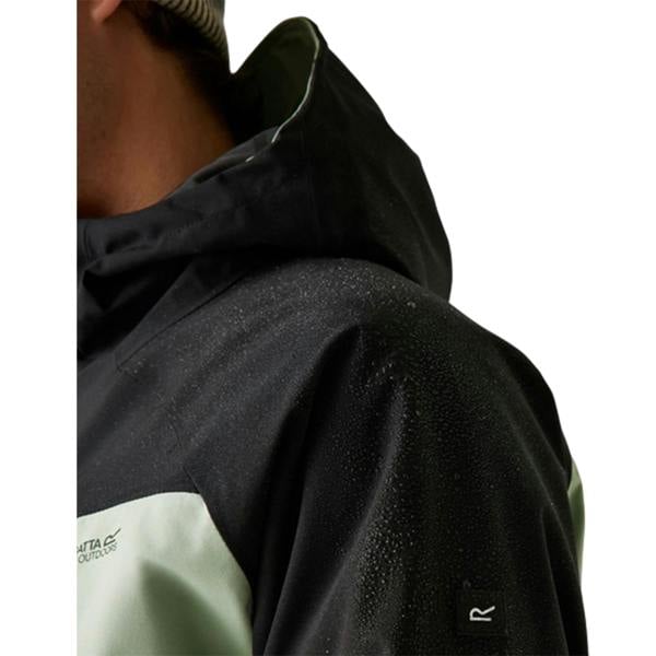 Regatta Mens Highton Two Tone Waterproof Stretch Insulated Jacket - Glacier Green/Black - 