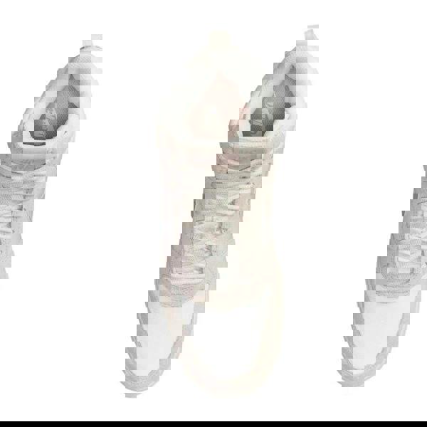 Nike Womens/Ladies Court Borough Premium Leather Mid Cut Trainers - White/Beige - 