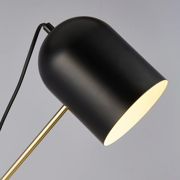 Lighting Collection BLACK, GOLD AND MARBLE TASK FLOOR LAMP
