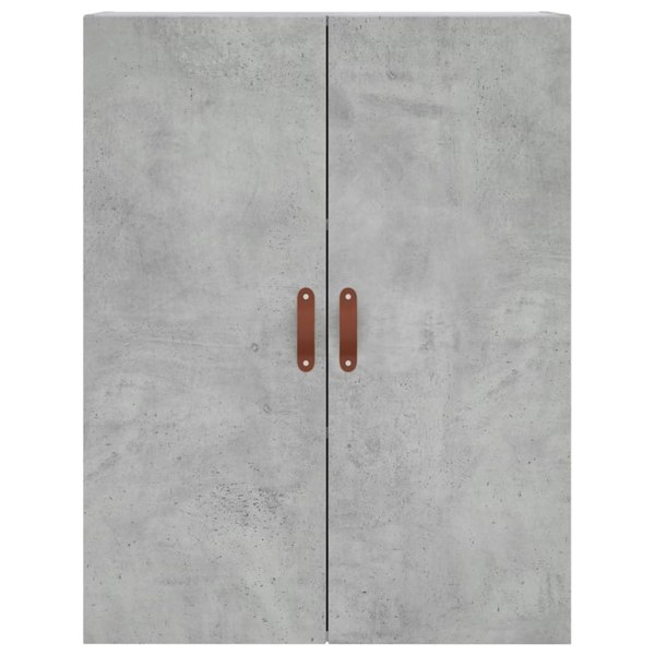 Berkfield Highboard Concrete Grey 69.5x34x180 cm Engineered Wood