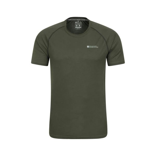 Mountain Warehouse Mens Aero II IsoCool T-Shirt - Dark Khaki - 